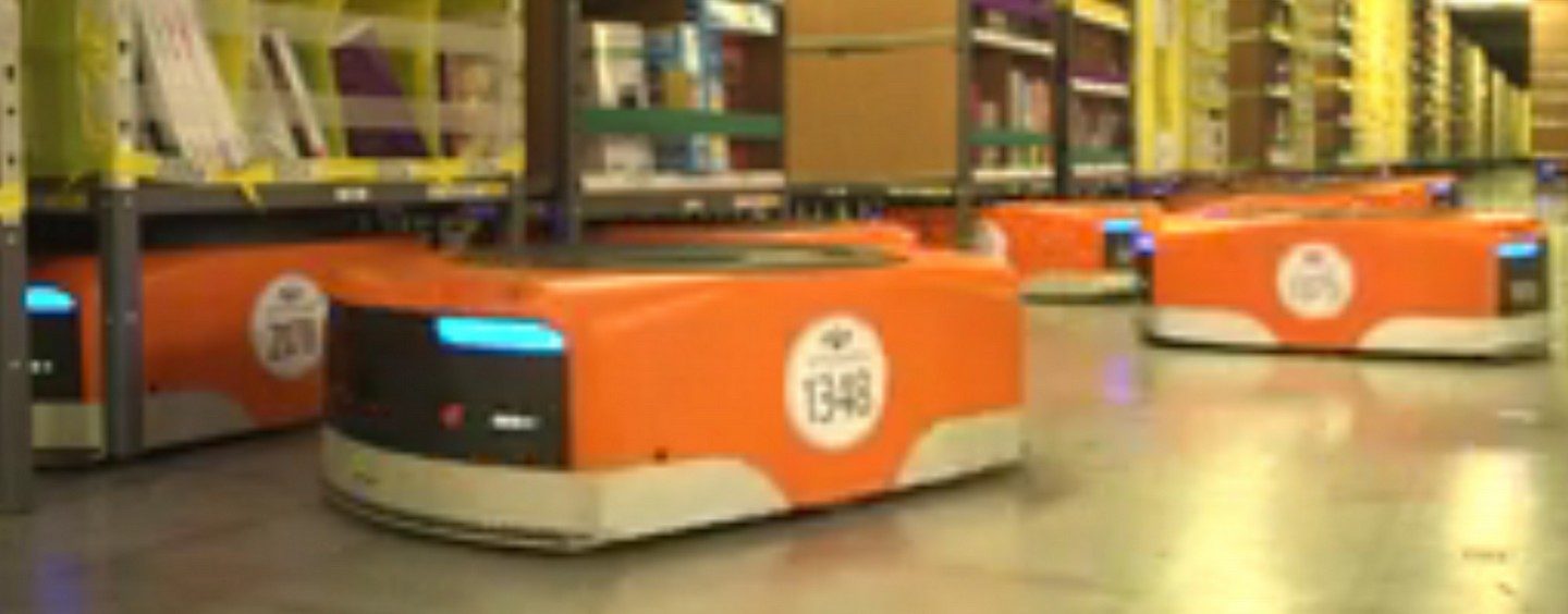 Amazon “emprega” mais de 45 mil robôs nos seus armazéns. Veja o vídeo