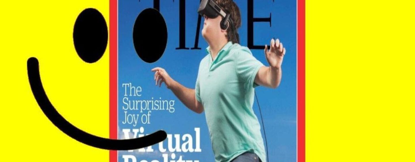 Era pra ser uma capa sobre Realidade Virtual. Mas virou piada.