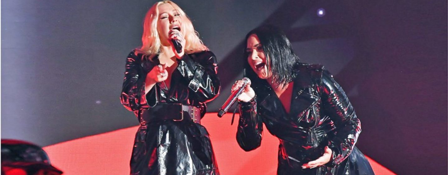Christina Aguilera divulga novo single com participação de Demi Lovato, “Fall In Line”