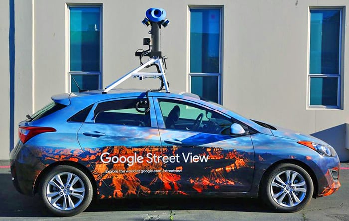 Carro Google street view
