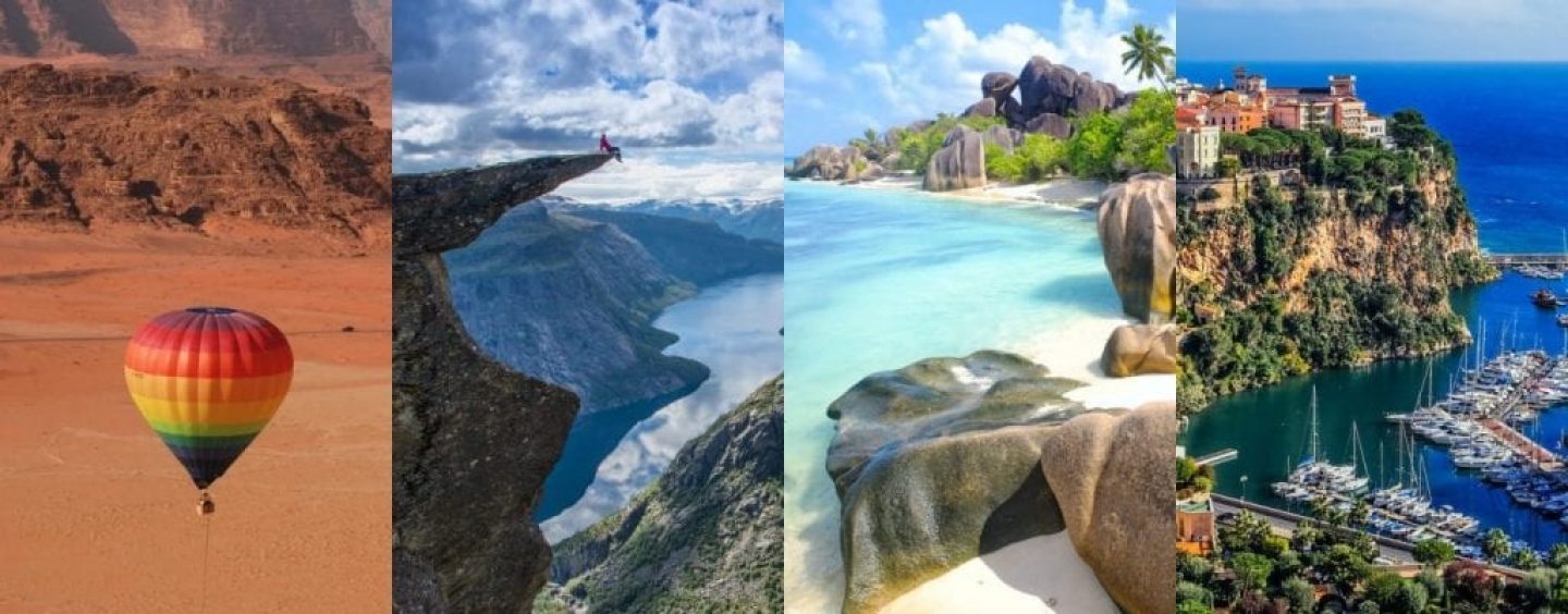 Conheça quatro das paisagens mais incríveis do mundo