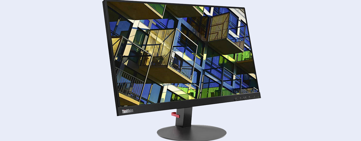 Lenovo lança monitores profissionais para auxiliar no trabalho remoto